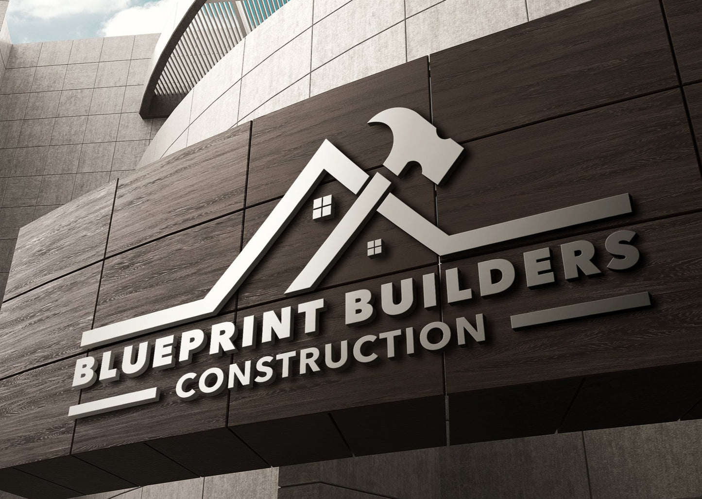 Logo Design - Construction Business | House Design | Hammer Design | HandyMan Services