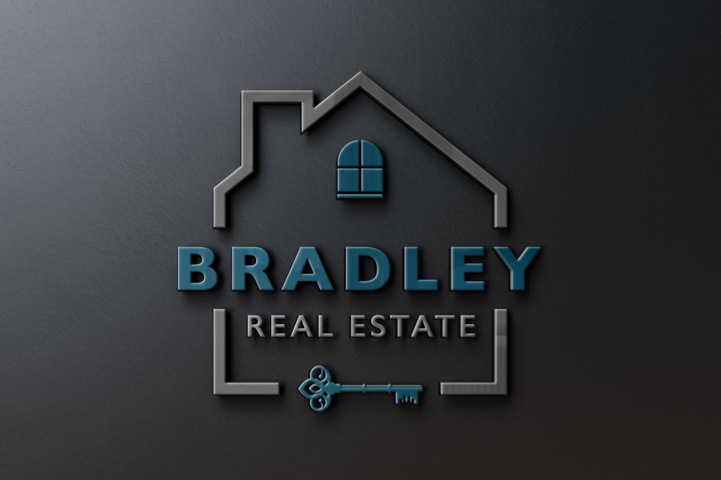 Logo Design - Realtor Logo | Real Estate Company Logo | Vintage Key Design | Home Decor Logo