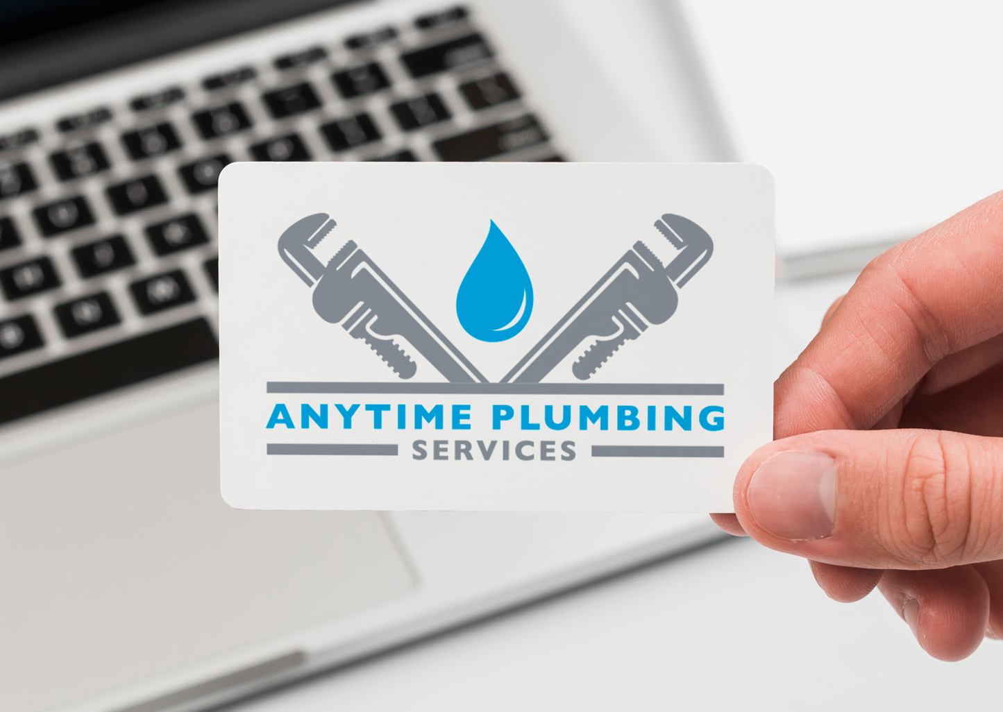 Logo Design - Plumbing Company | Plumber Logo | Plumbing Services Logo | Wrench Logo
