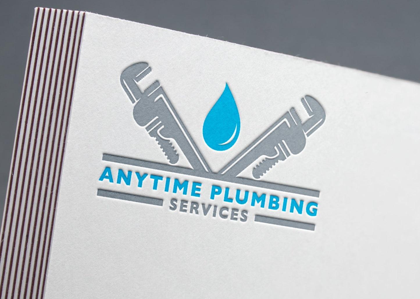 Logo Design - Plumbing Company | Plumber Logo | Plumbing Services Logo | Wrench Logo