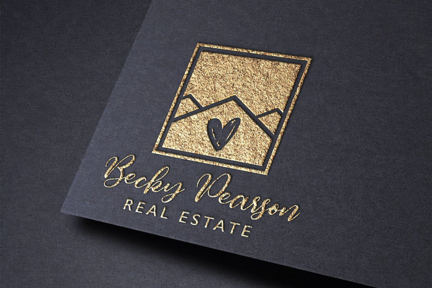 Logo Design - Real Estate Logo | Realtor Branding Logo | Business Logo | Property Management | Heart Design