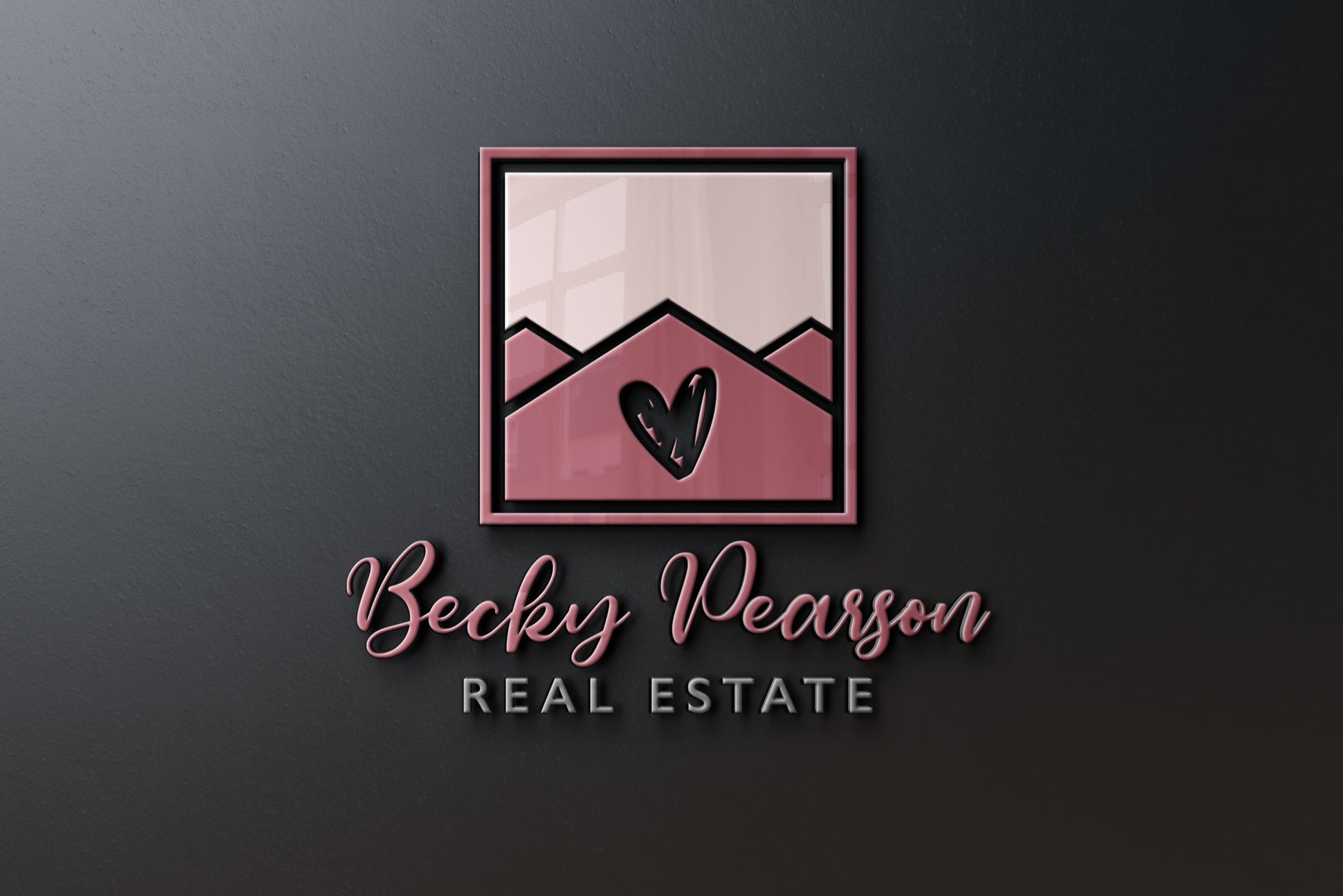 Logo Design - Real Estate Logo | Realtor Branding Logo | Business Logo | Property Management | Heart Design