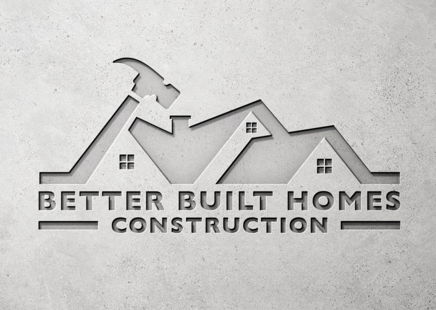 Construction Logo Design | Hammer Design | Roofing Business | Handyman Services | Construction Company | Architect | Roofer | Home Repair