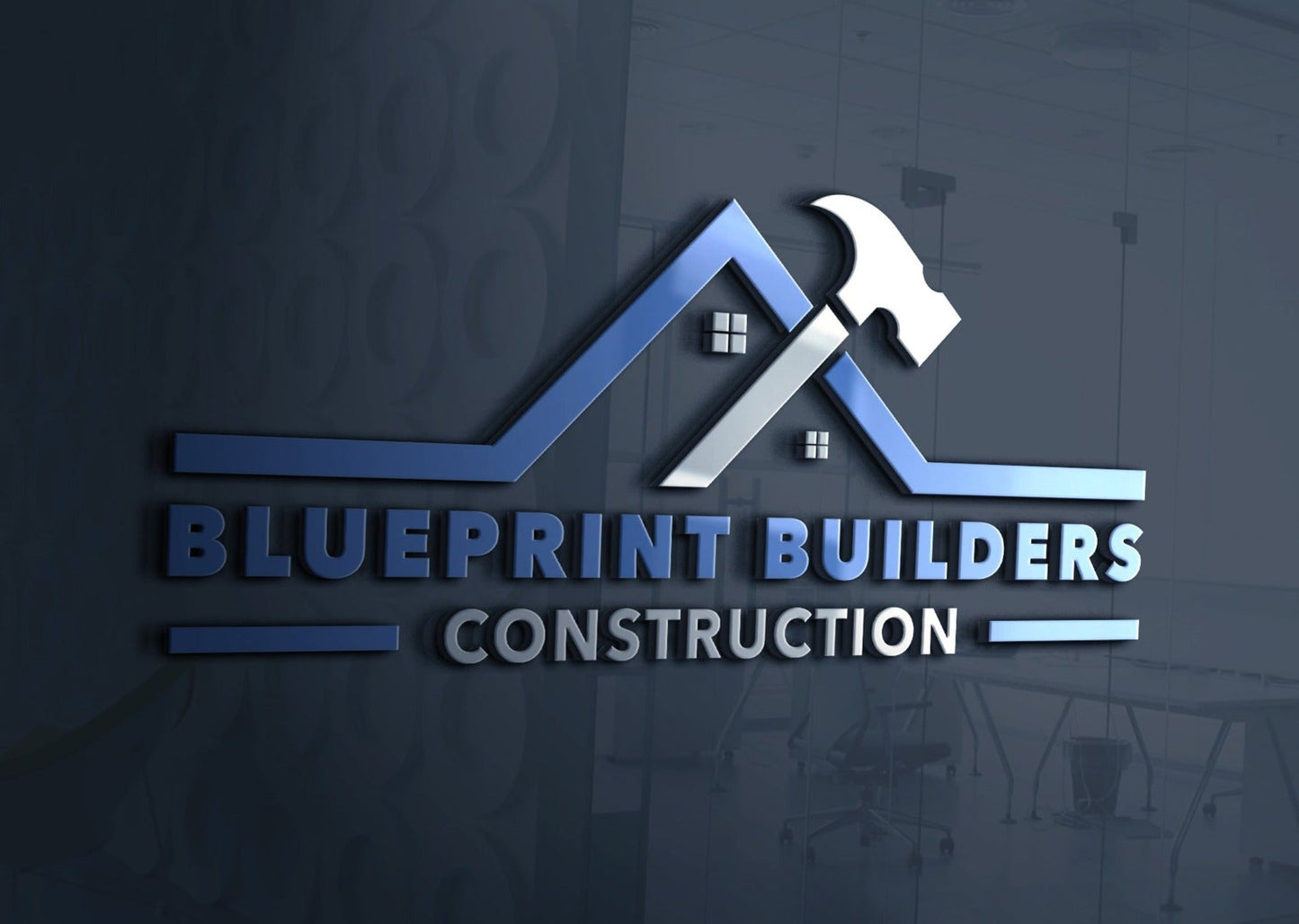 Logo Design - Construction Business | House Design | Hammer Design | HandyMan Services