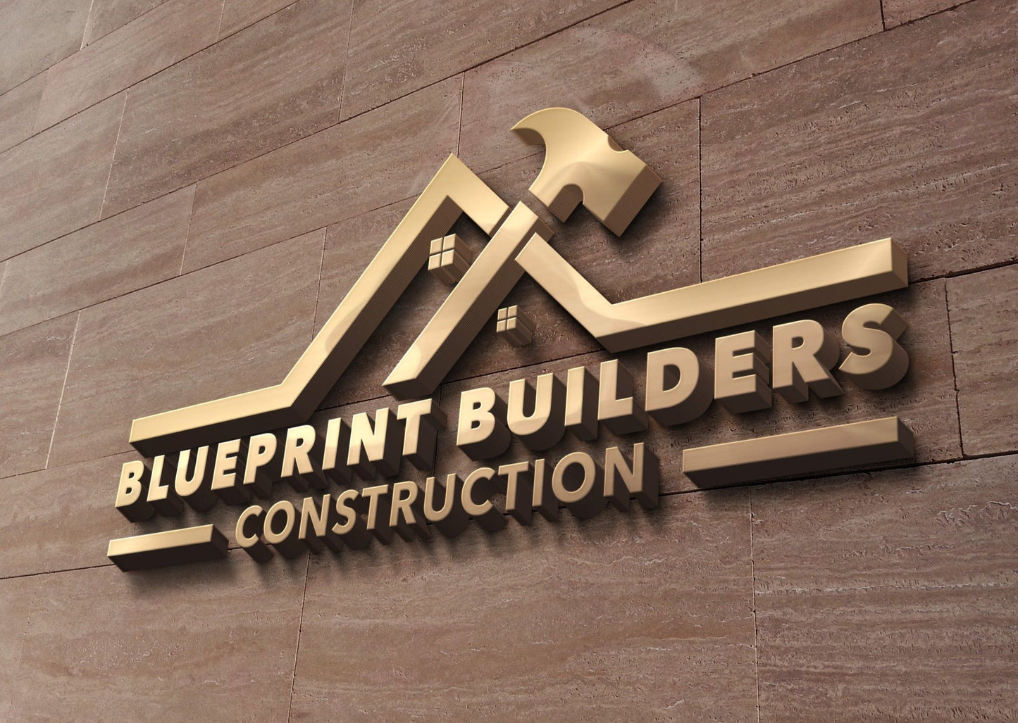 Logo Design - Construction Business | House Design | Hammer Design | HandyMan Services