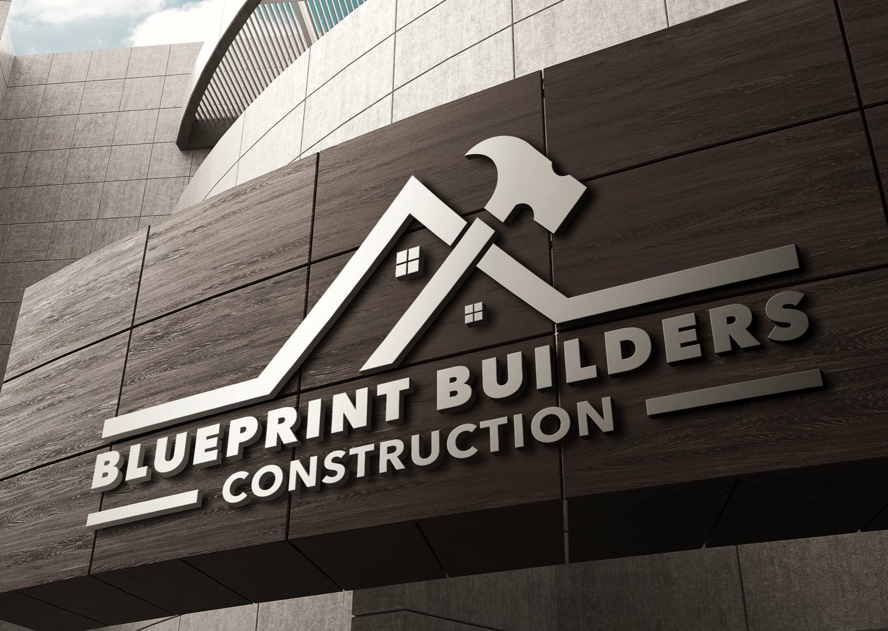 Logo Design - Construction Business | House Design | Hammer Design | HandyMan Services