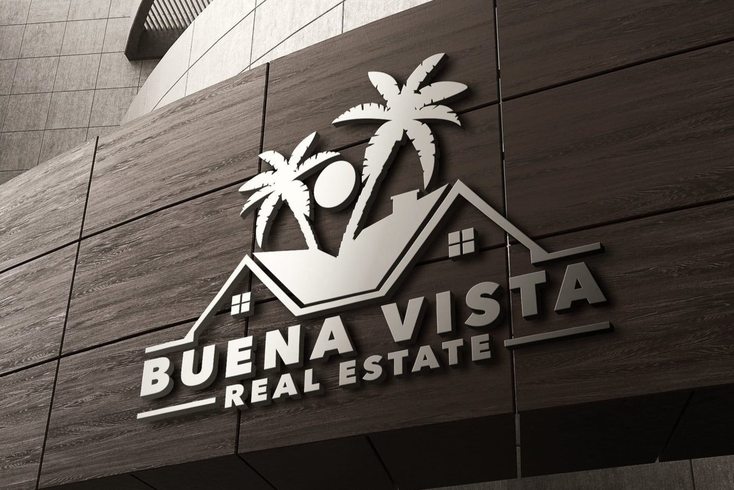 Realtor Logo Design | Real Estate Logo | Palm Tree Design | Realty Logo Design | House Design | Beach Logo | Real Estate Business | Home Logo Design