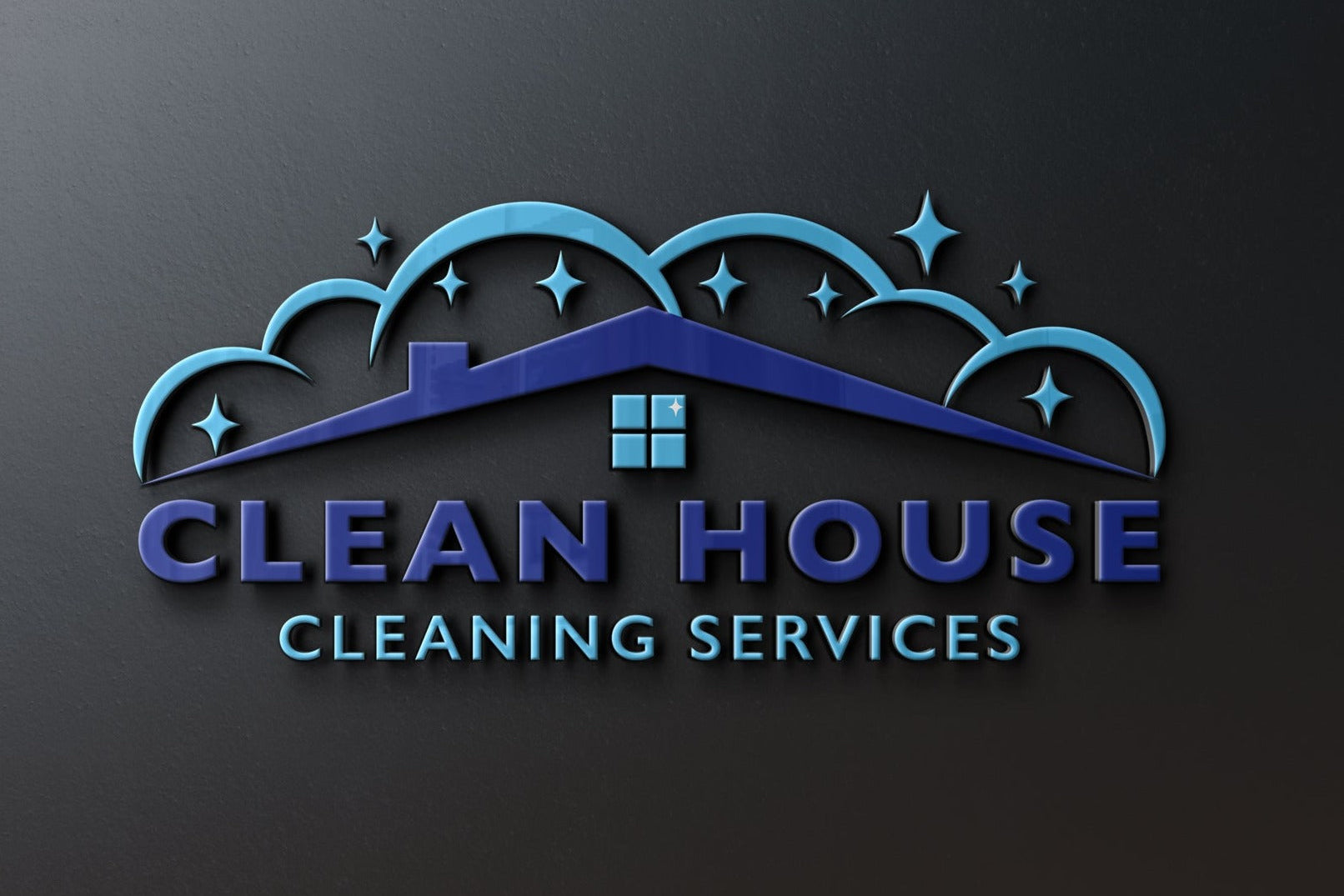 Cleaning Services Logo Design | Cleaning Business Logo | Housekeeping Logo | House Cleaning Logo | Residential | Office Cleaning Services