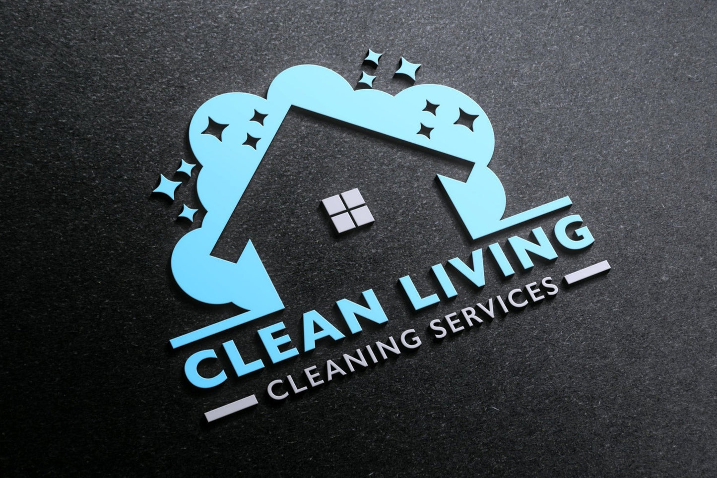 Logo Design - House Cleaning Design | Housekeeping Logo | Maid Services | Cleaning Business