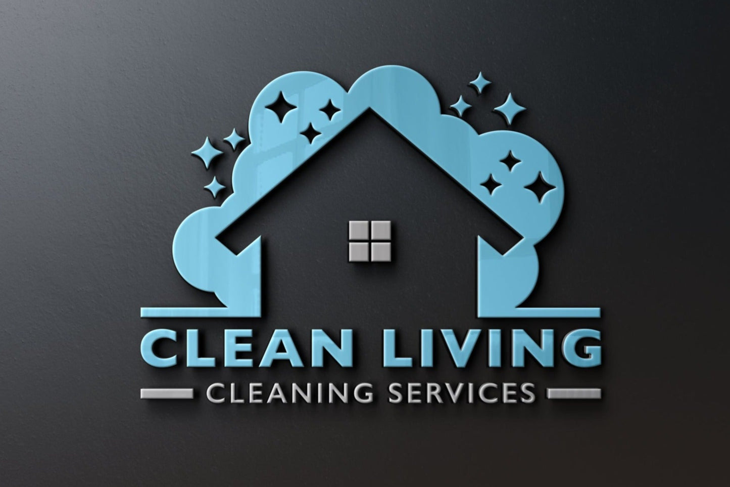 Logo Design - House Cleaning Design | Housekeeping Logo | Maid Services | Cleaning Business