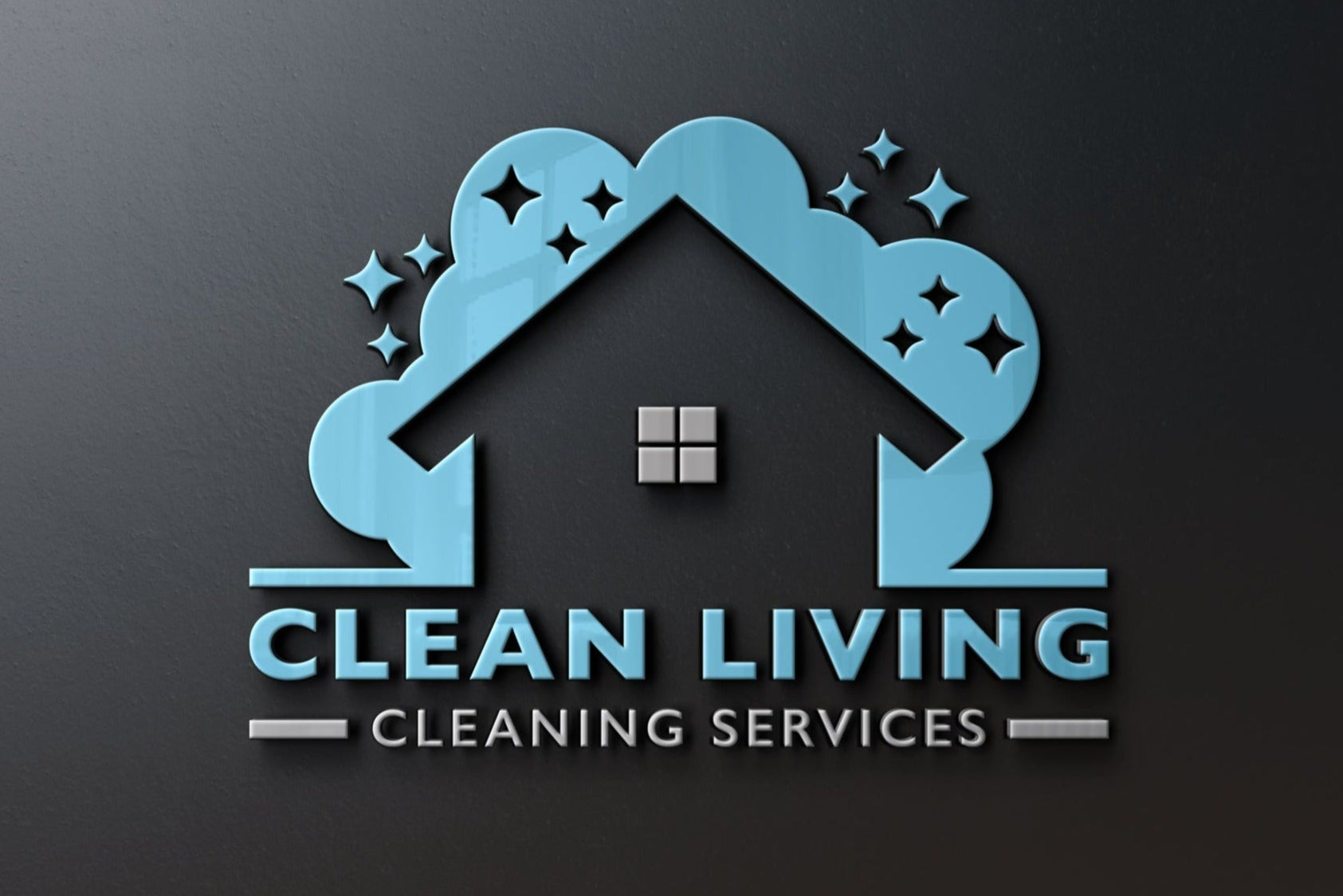 Logo Design - House Cleaning Design | Housekeeping Logo | Maid Services | Cleaning Business
