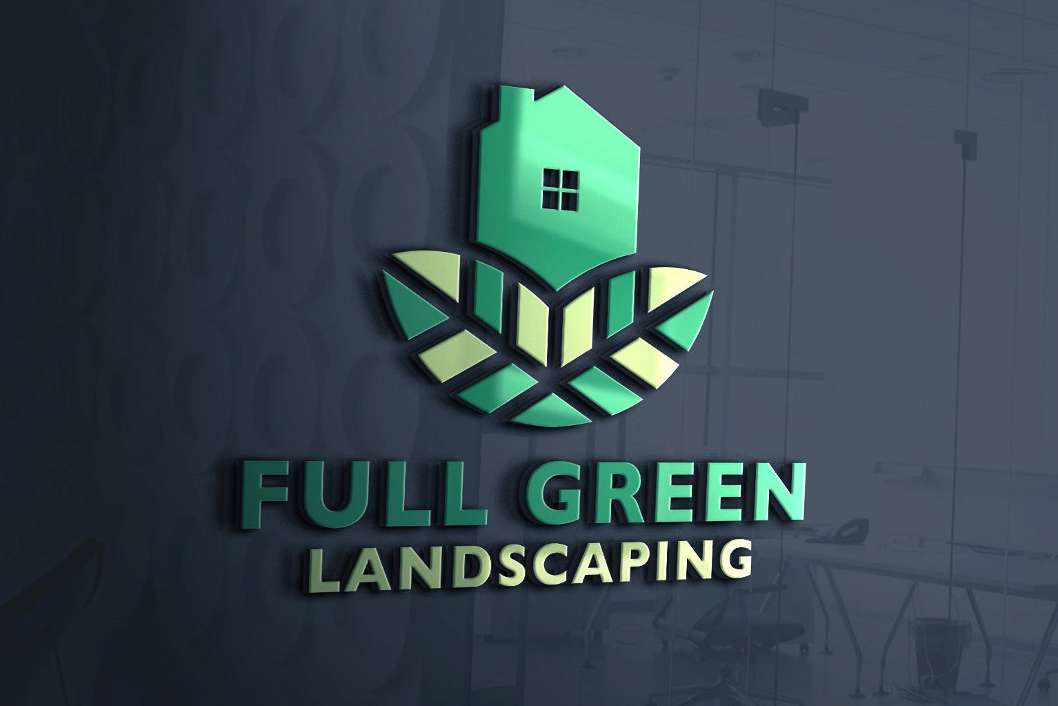 Logo Design - Modern Landscaping Logo | Lawn Care Logo | Lawn Maintenance Logo | Landscape Design