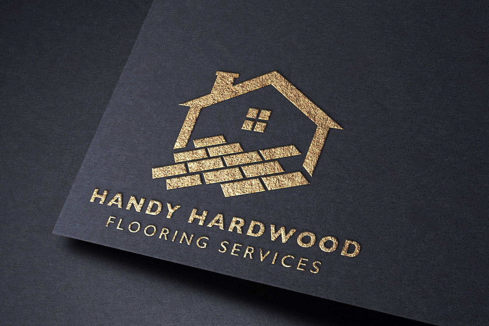 Logo Design - Home Remodeling Logo | Home Renovation Logo | Flooring Business Logo | Flooring Services