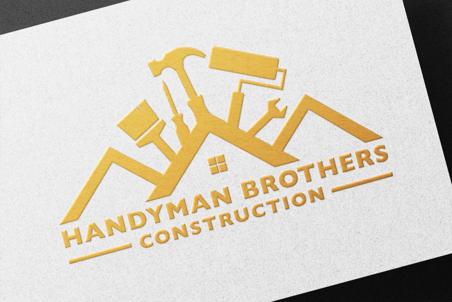 Logo Design - Construction Company | House Design | Hammer Design | HandyMan Services