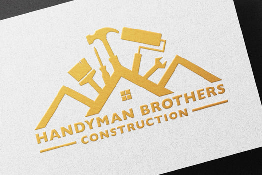 Logo Design - Construction Company | House Design | Hammer Design | HandyMan Services
