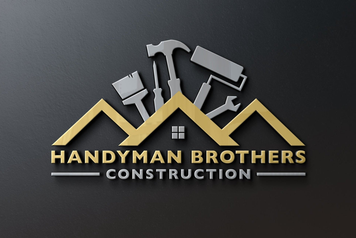 Logo Design - Construction Company | House Design | Hammer Design | HandyMan Services