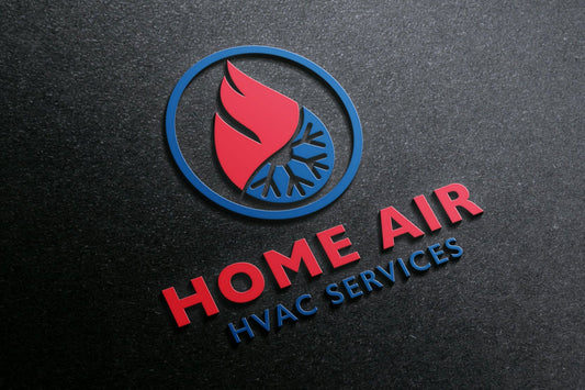 Logo Design - HVAC Logo | Air Conditioning Logo | Heating Logo| Heating Cooling