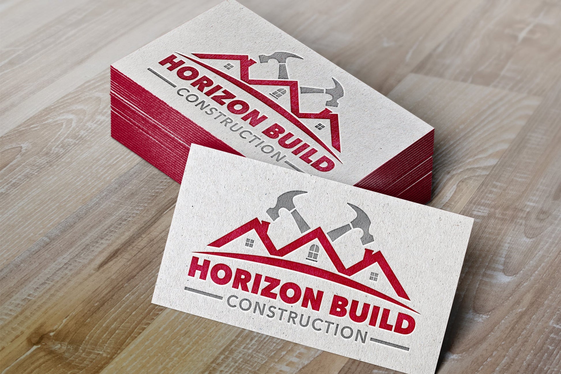 Logo Design - Construction Logo Design | Roofing Business | Handyman Services | Home Repair Design