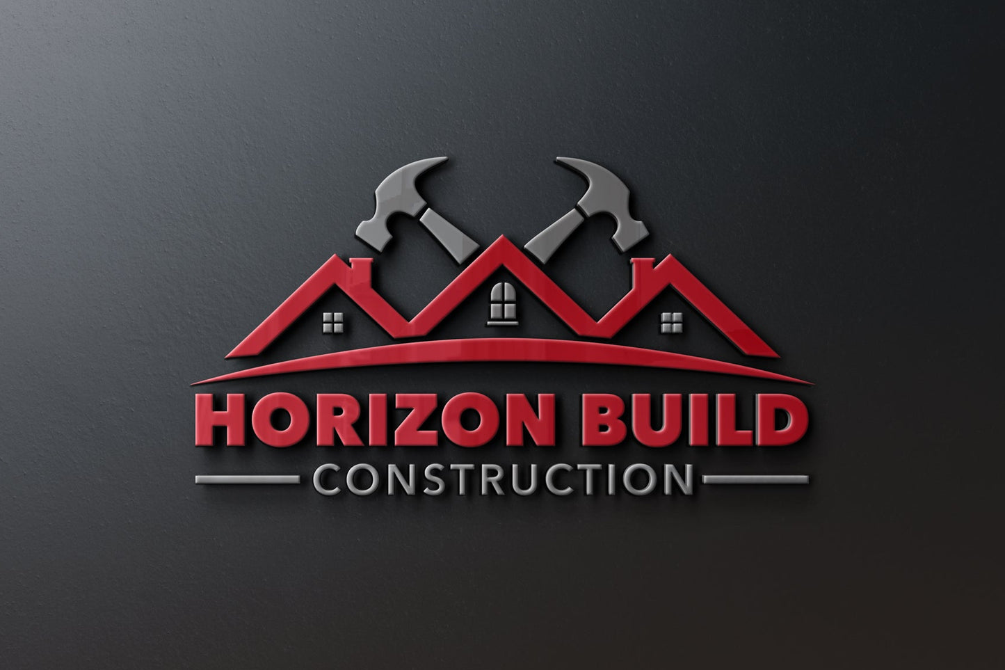 Logo Design - Construction Logo Design | Roofing Business | Handyman Services | Home Repair Design