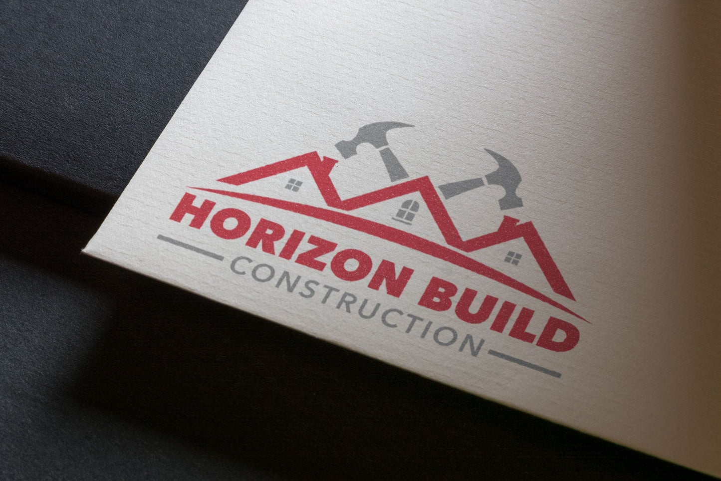 Logo Design - Construction Logo Design | Roofing Business | Handyman Services | Home Repair Design