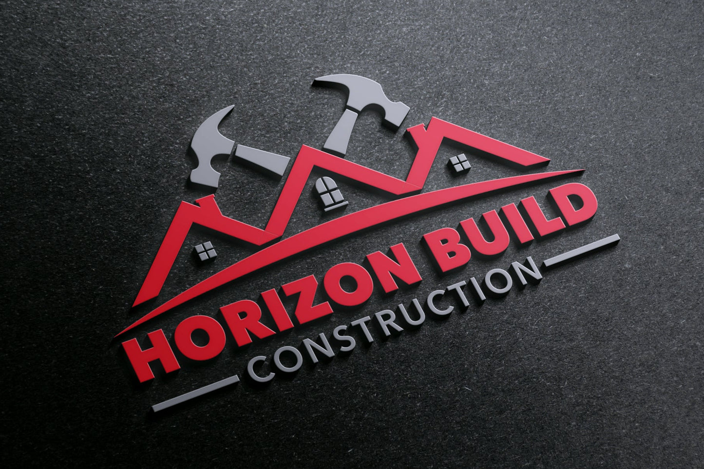 Logo Design - Construction Logo Design | Roofing Business | Handyman Services | Home Repair Design