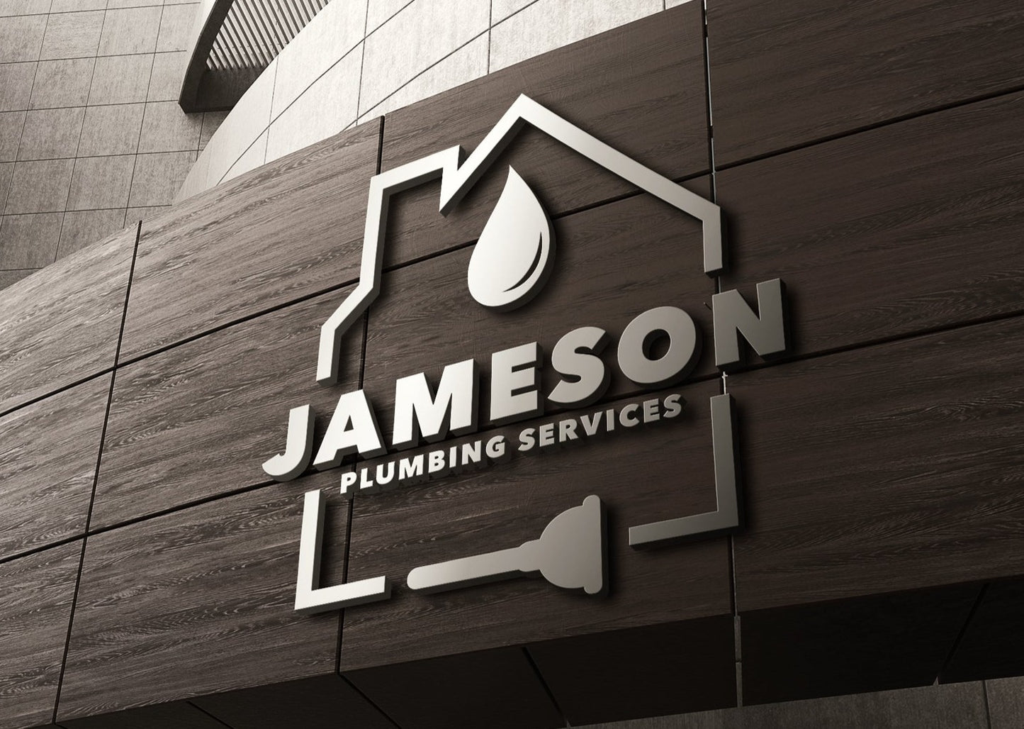 Logo Design - Plumber Logo Design | Plumbing Service Logo | Home Repair | Plumbing Company 