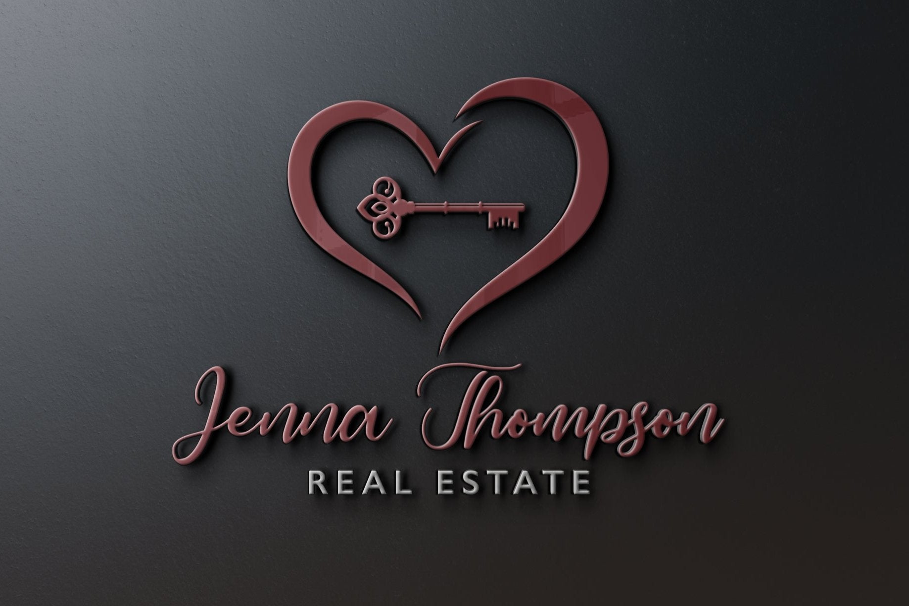 Real Estate Logo Design | Realtor Logo Design | Realty Logo | House | Heart Logo
