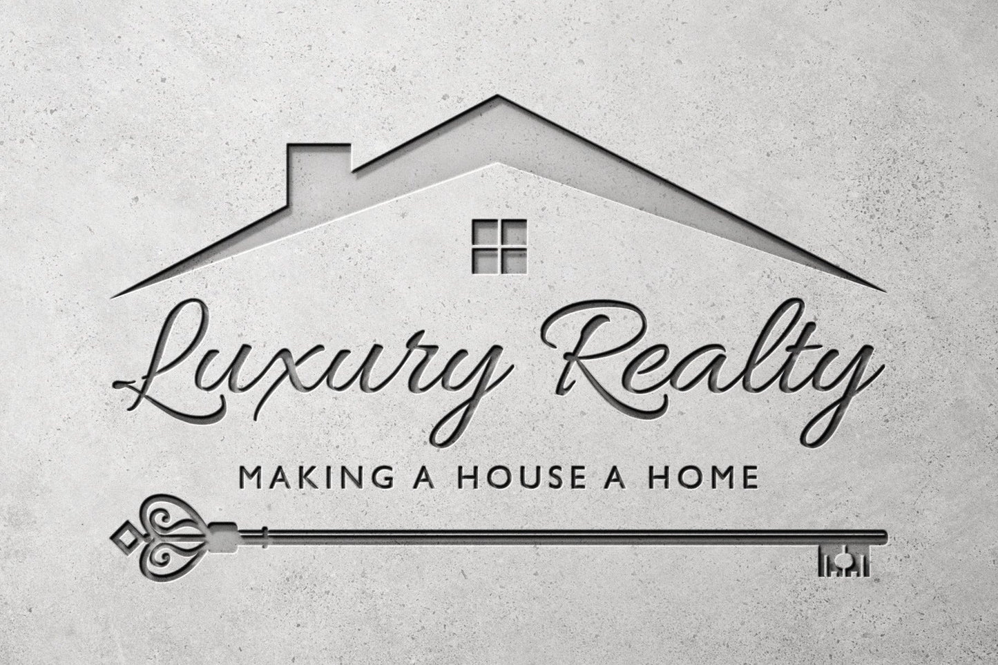 Logo Design - Real Estate Logo | Realtor Logo | Realty Business | Key Logo Design | House Design