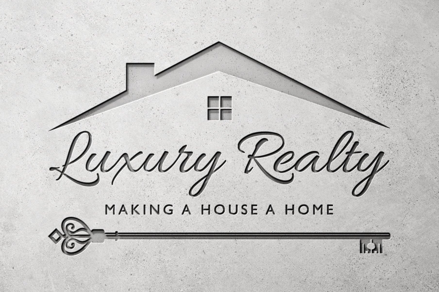 Logo Design - Real Estate Logo | Realtor Logo | Realty Business | Key Logo Design | House Design