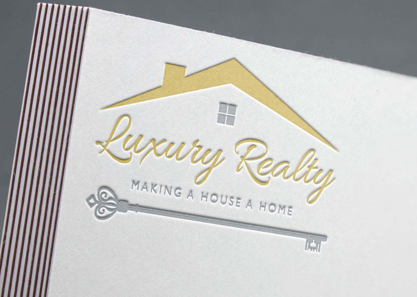 Logo Design - Real Estate Logo | Realtor Logo | Realty Business | Key Logo Design | House Design