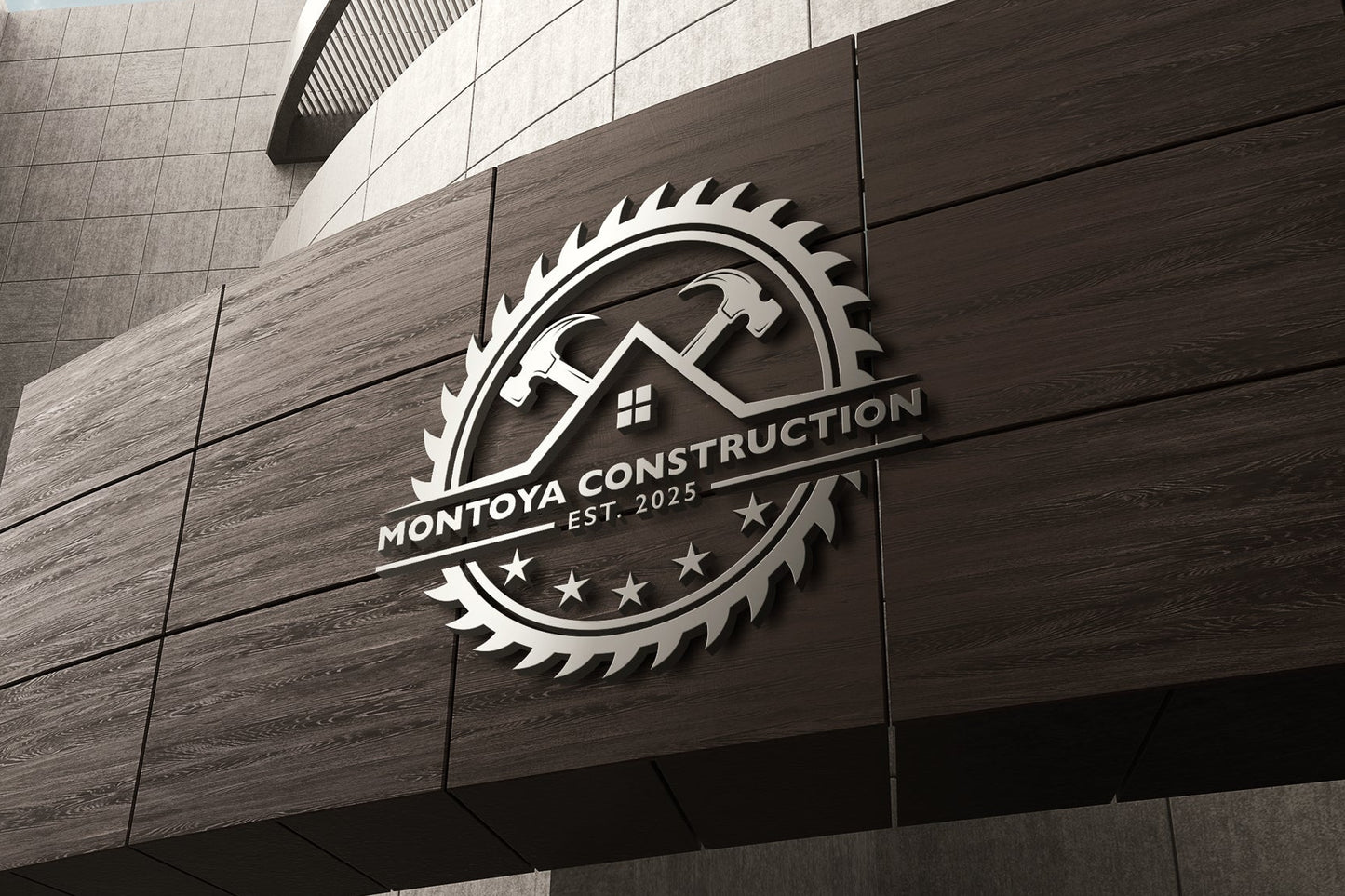 Logo Design - Construction Business Logo Design | Roofing Logo | Home Repair Logo | Handyman Logo