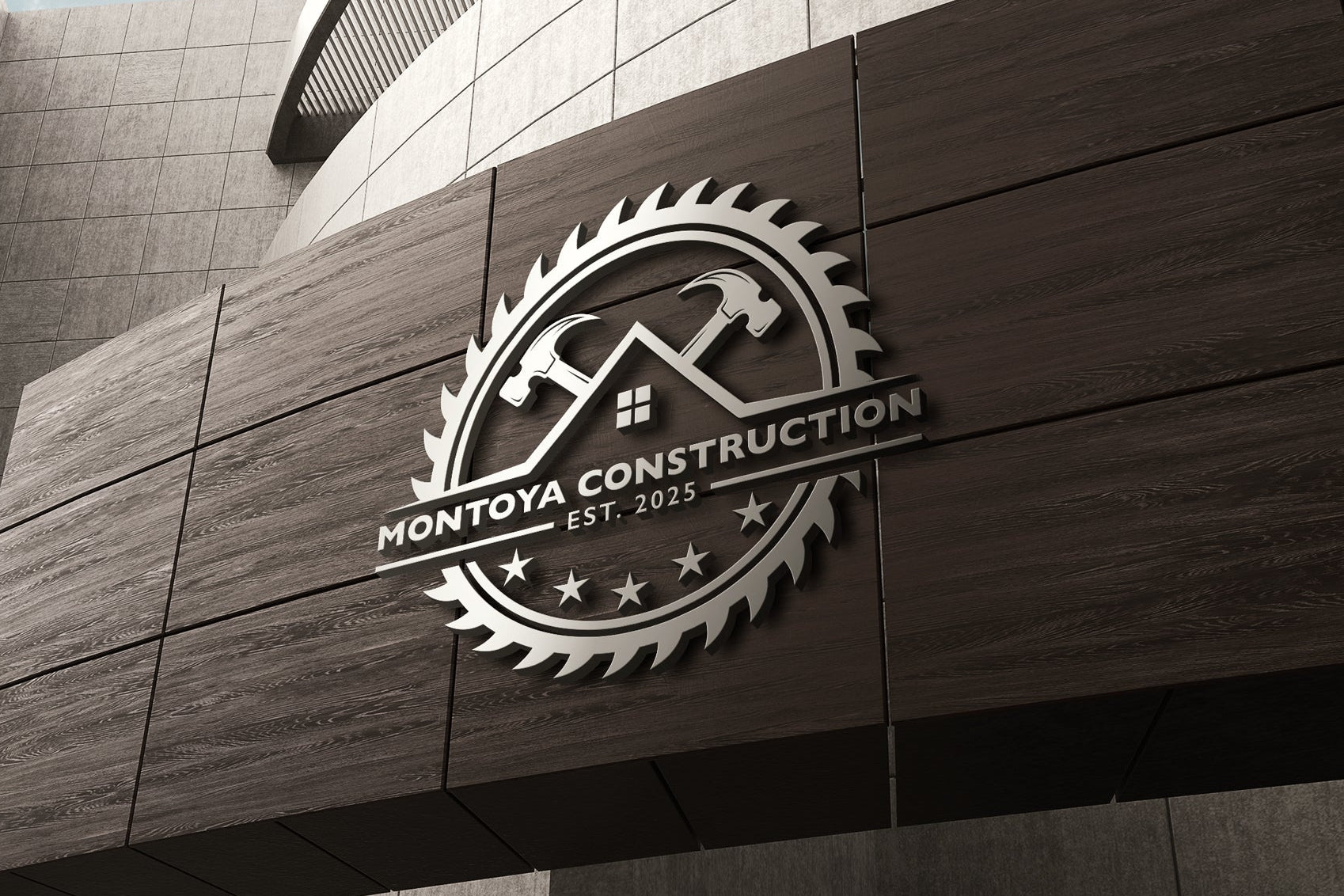 Logo Design - Construction Business Logo Design | Roofing Logo | Home Repair Logo | Handyman Logo