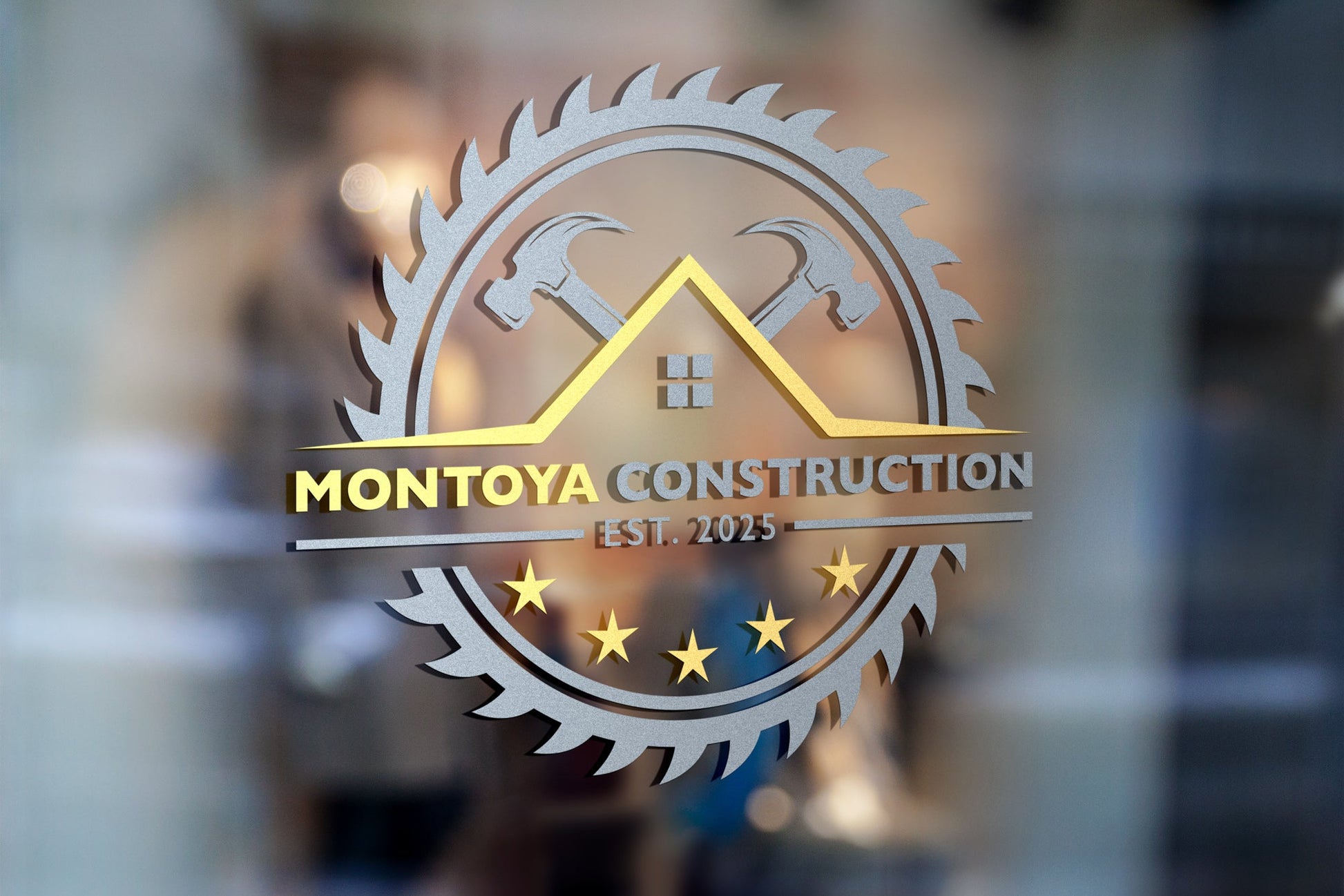 Logo Design - Construction Business Logo Design | Roofing Logo | Home Repair Logo | Handyman Logo