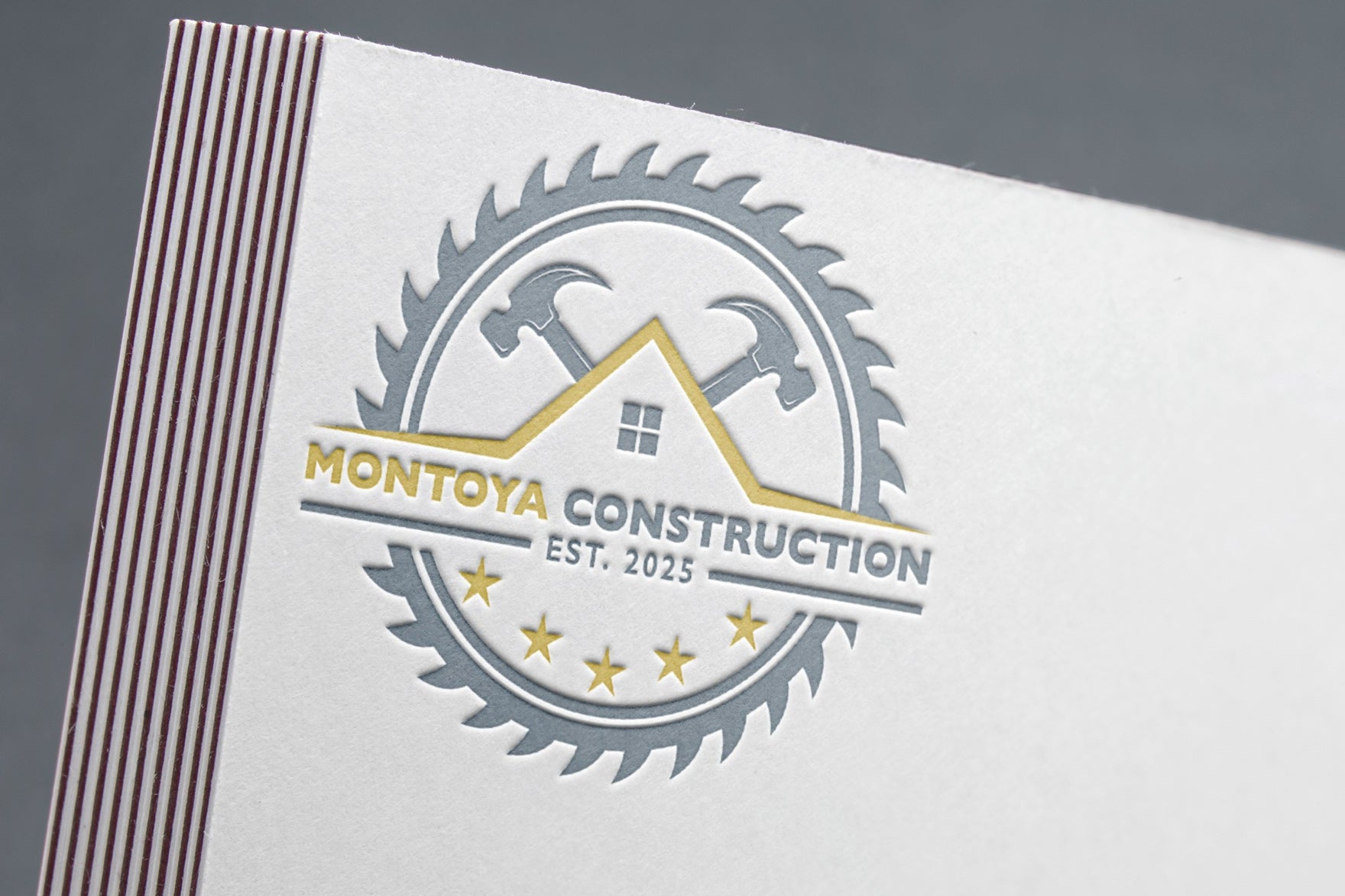 Logo Design - Construction Business Logo Design | Roofing Logo | Home Repair Logo | Handyman Logo