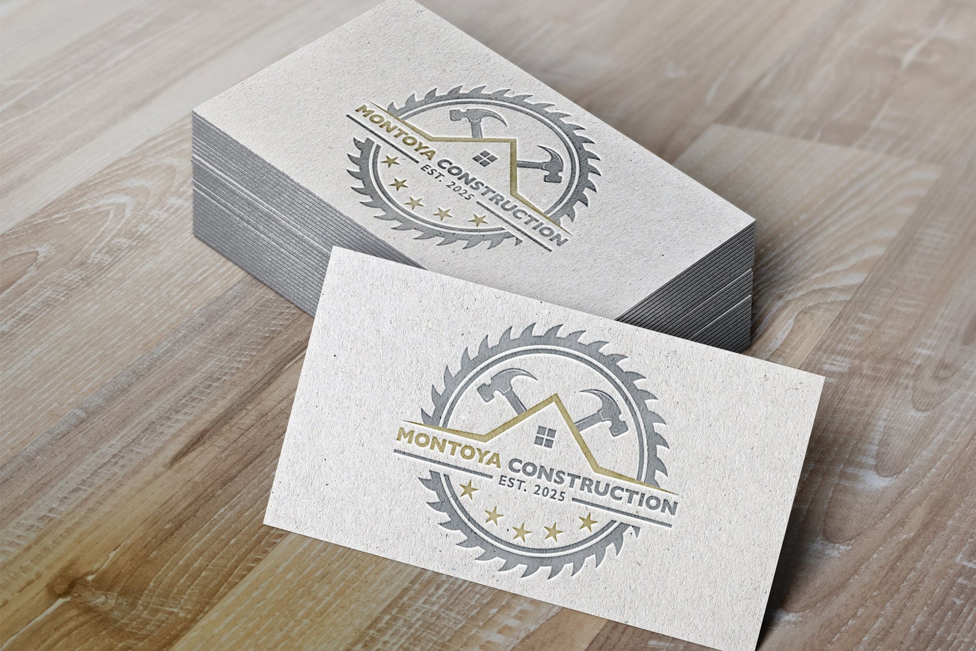 Logo Design - Construction Business Logo Design | Roofing Logo | Home Repair Logo | Handyman Logo