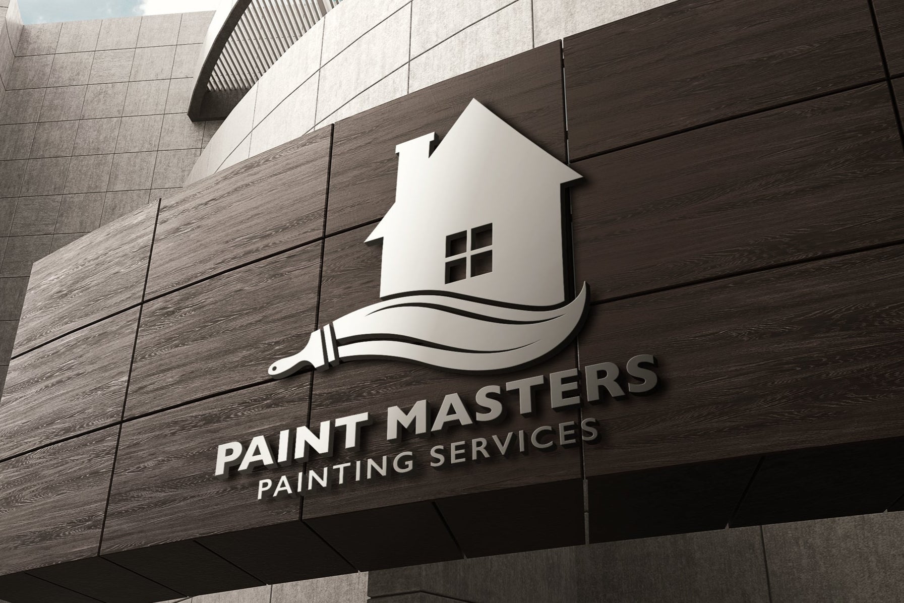 Logo Design - Painting Company Logo | Painting Services Logo | Paint Brush Design | Remodeling Logo