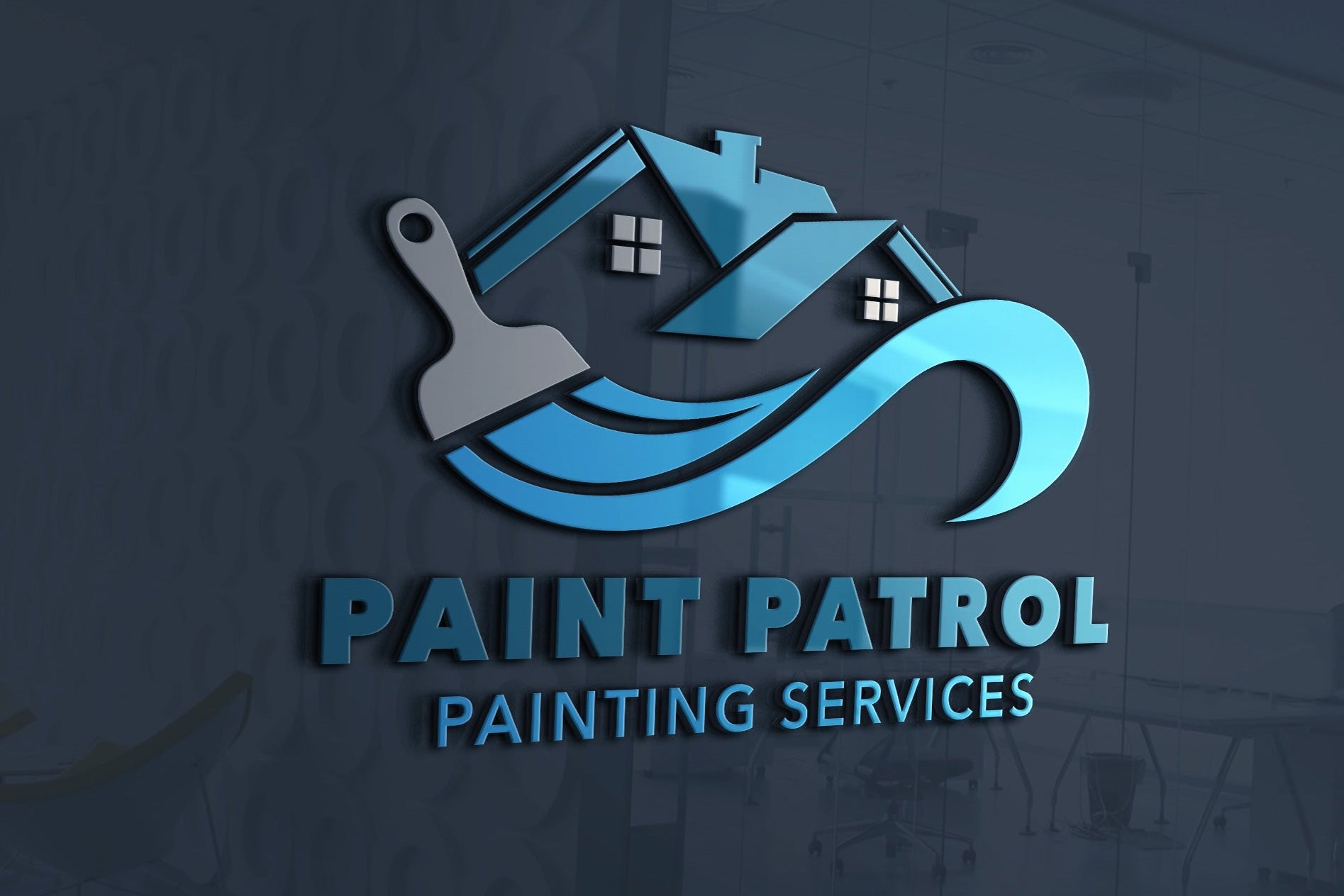 Logo Design - Painting Business Logo Design | Painting Services Logo | Handyman Logo Design