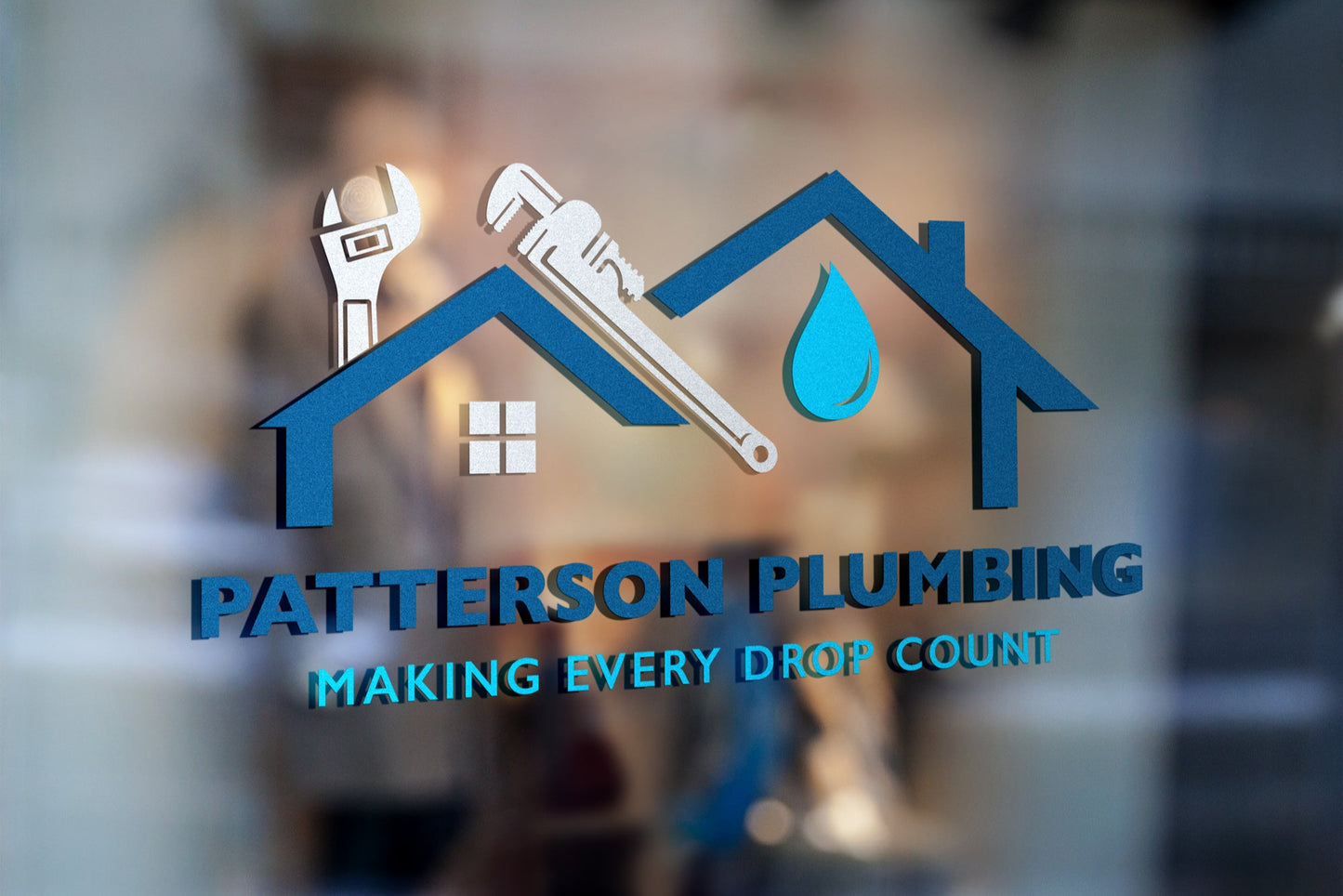 Logo Design - Plumbing Business Logo | Plumbing Services Logo | Plumber Logo | Handyman Services