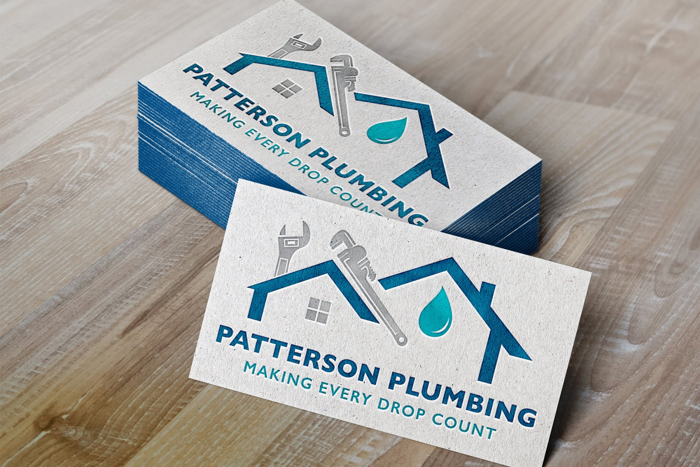 Logo Design - Plumbing Business Logo | Plumbing Services Logo | Plumber Logo | Handyman Services