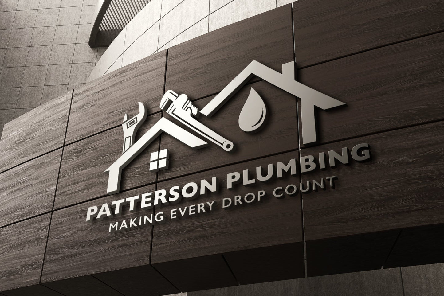 Logo Design - Plumbing Business Logo | Plumbing Services Logo | Plumber Logo | Handyman Services
