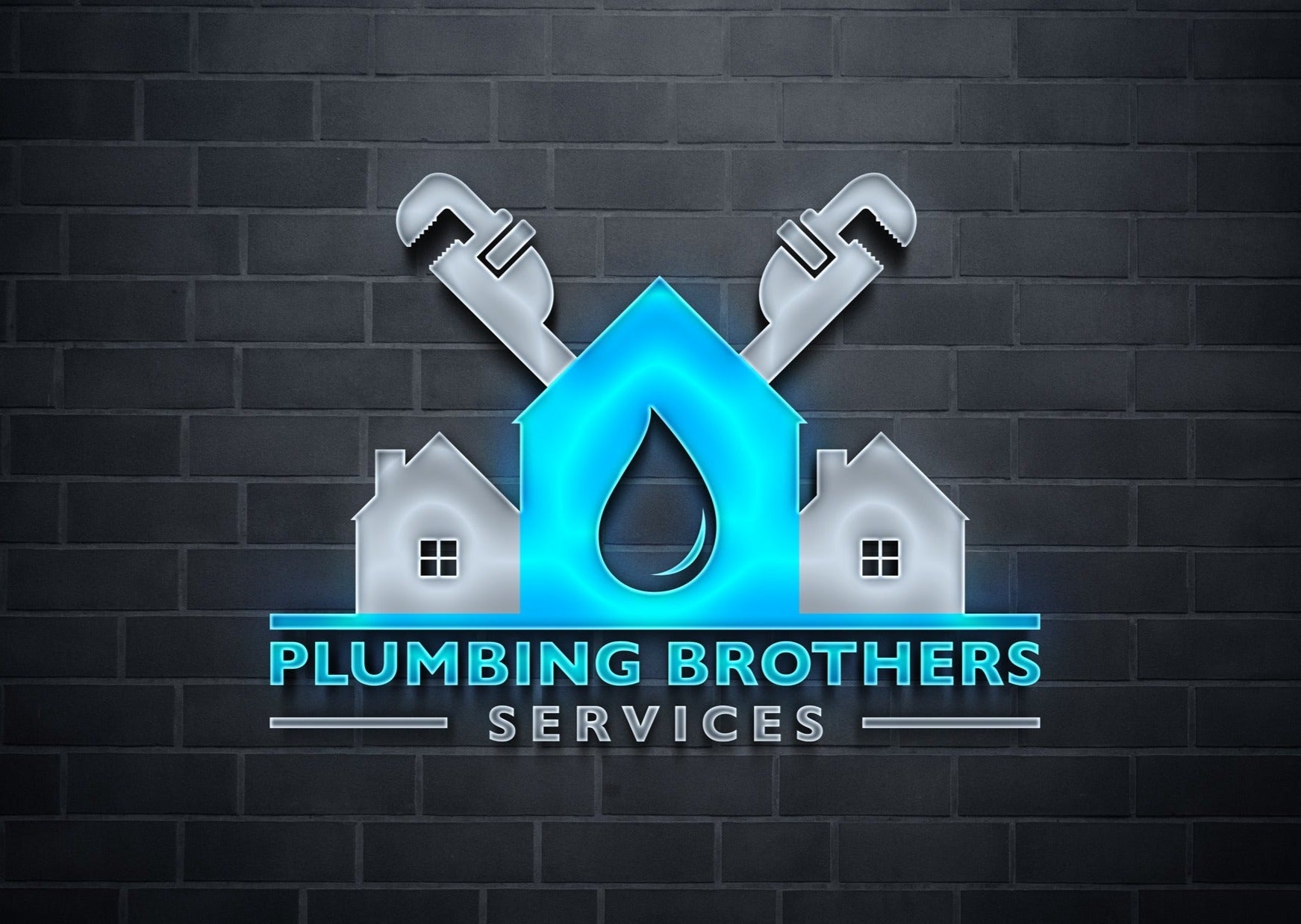Logo Design - Plumber Logo | Plumbing Services | Home Repair Design | Plumbing Company