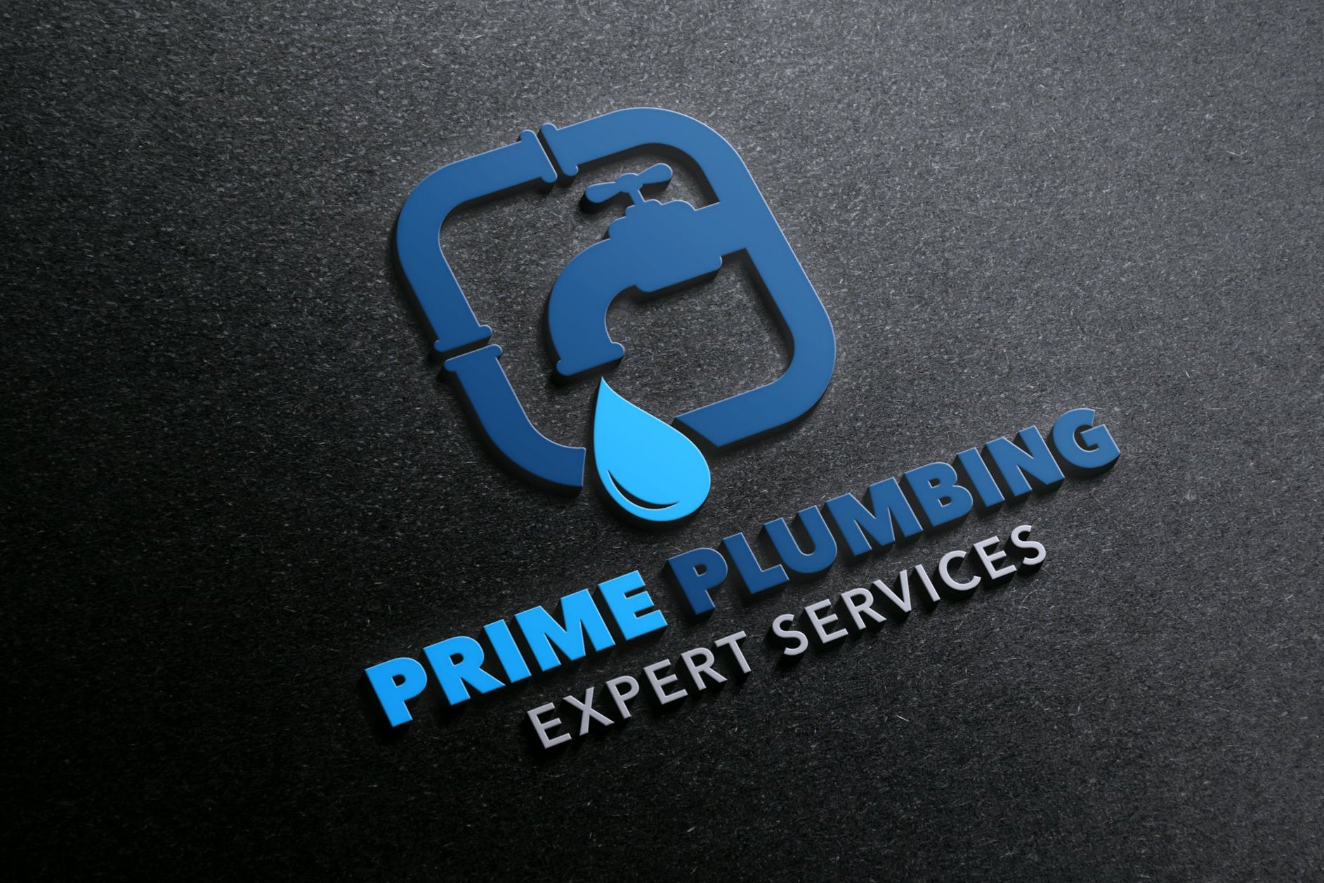 Logo Design - Plumbing Company Logo | Plumbing Branding Design | Home Repair Logo | Handyman Logo | Pipe Icon