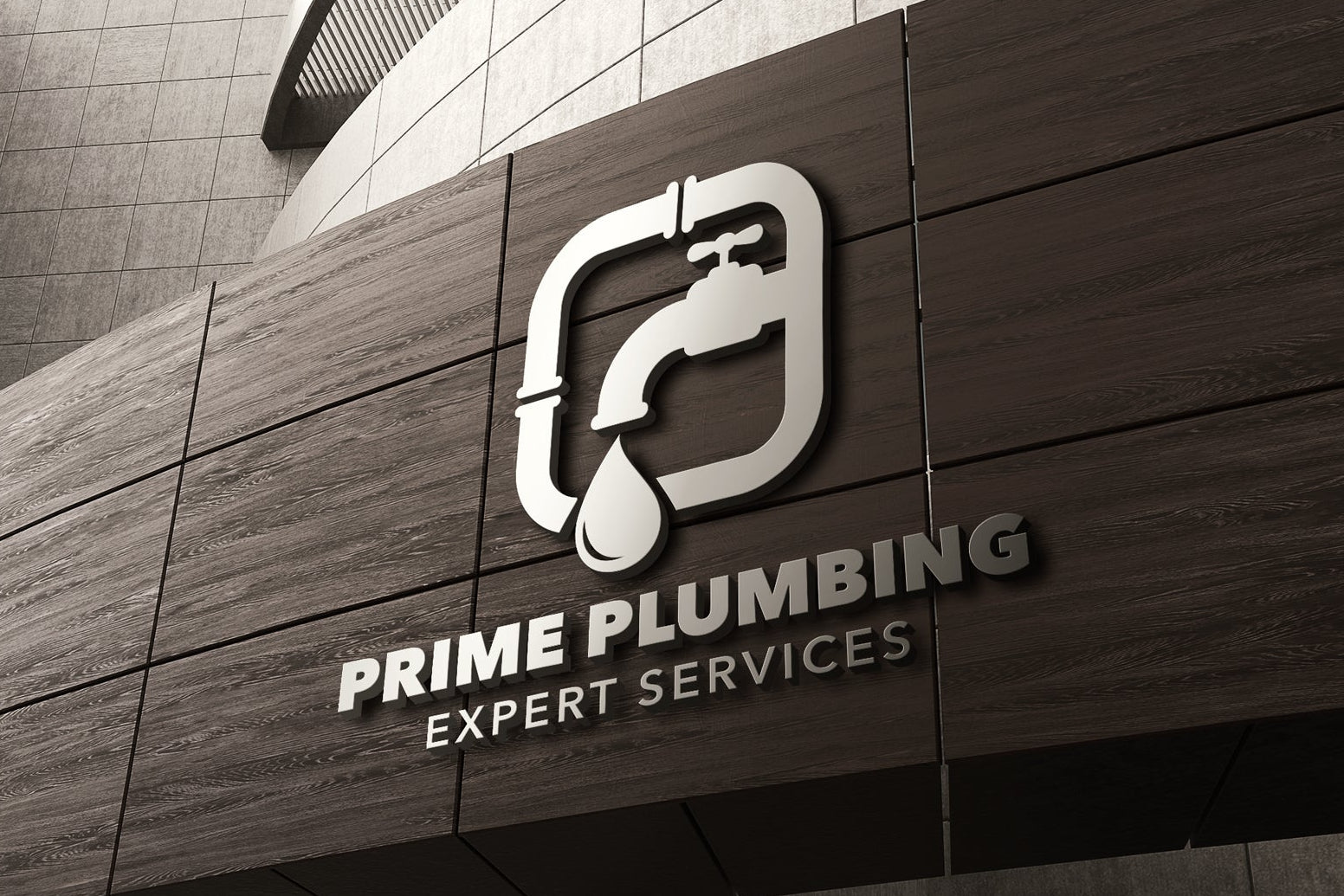 Logo Design - Plumbing Company Logo | Plumbing Branding Design | Home Repair Logo | Handyman Logo | Pipe Icon
