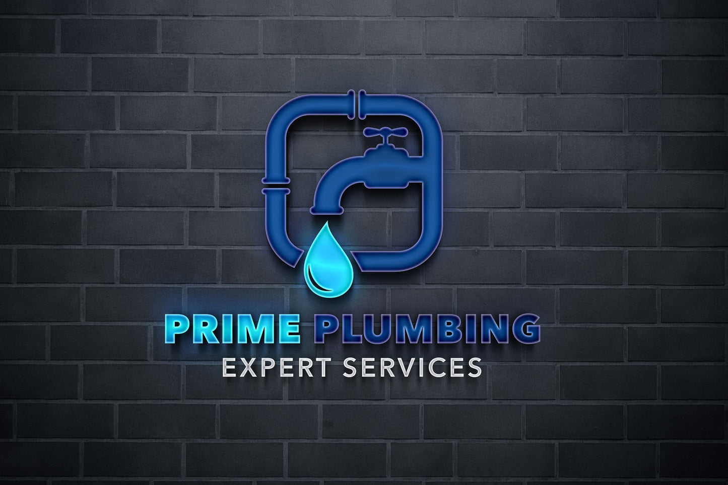 Logo Design - Plumbing Company Logo | Plumbing Branding Design | Home Repair Logo | Handyman Logo | Pipe Icon
