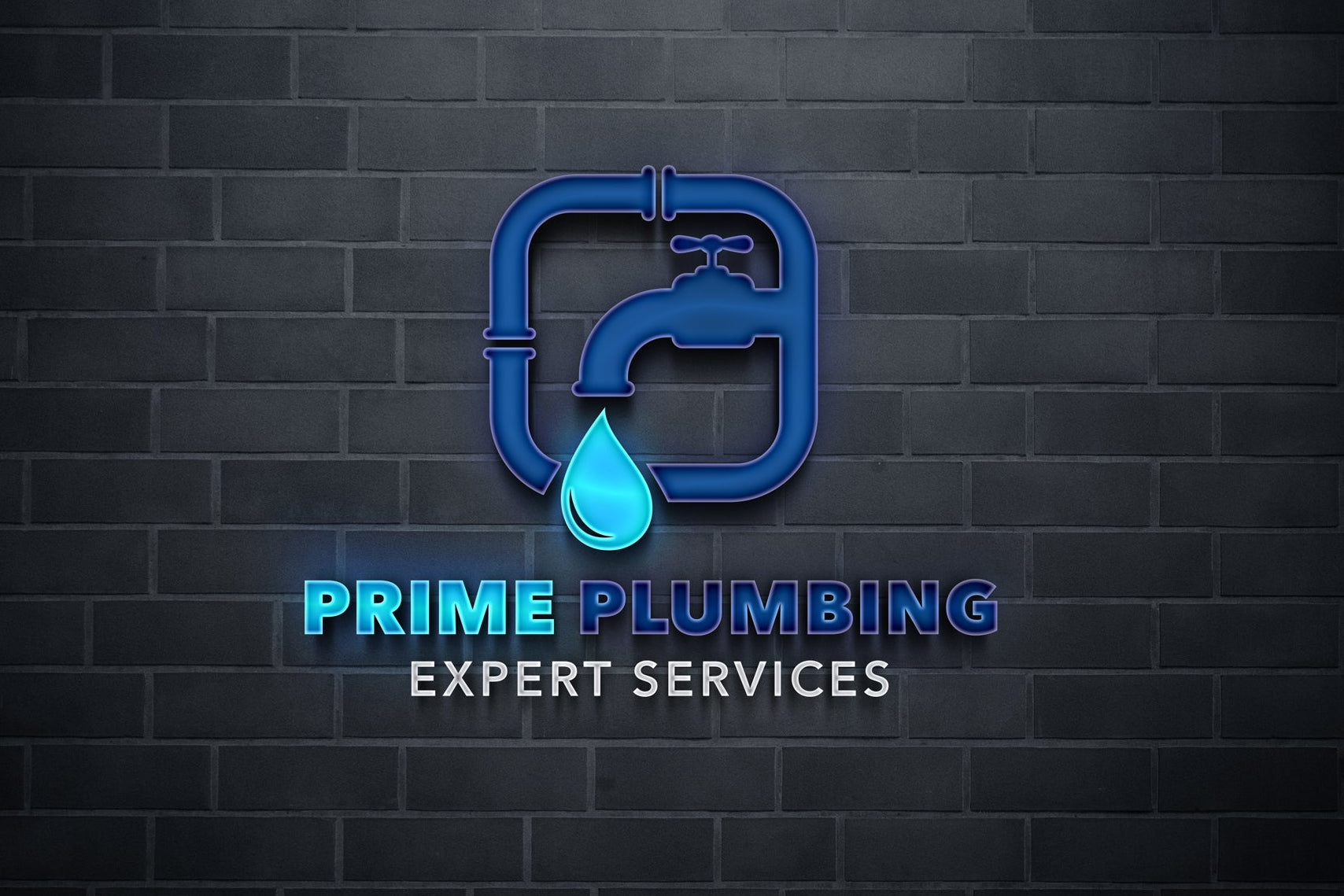 Logo Design - Plumbing Company Logo | Plumbing Branding Design | Home Repair Logo | Handyman Logo | Pipe Icon