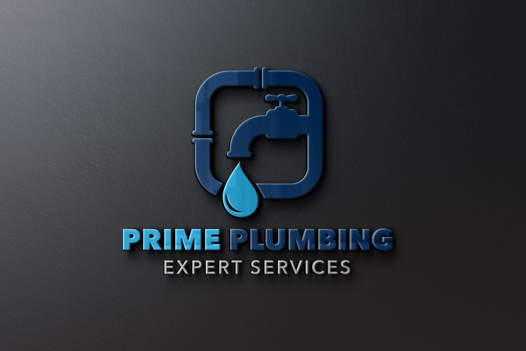 Logo Design - Plumbing Company Logo | Plumbing Branding Design | Home Repair Logo | Handyman Logo | Pipe Icon