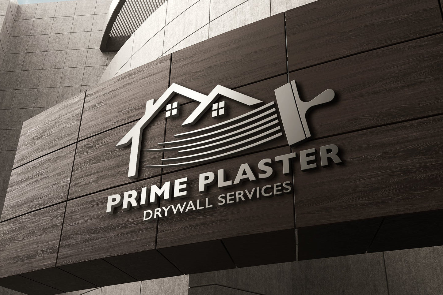 Logo Design - Drywall Services Modern Logo | Construction Logo Design | Drywall Business Logo | Home Repair Logo