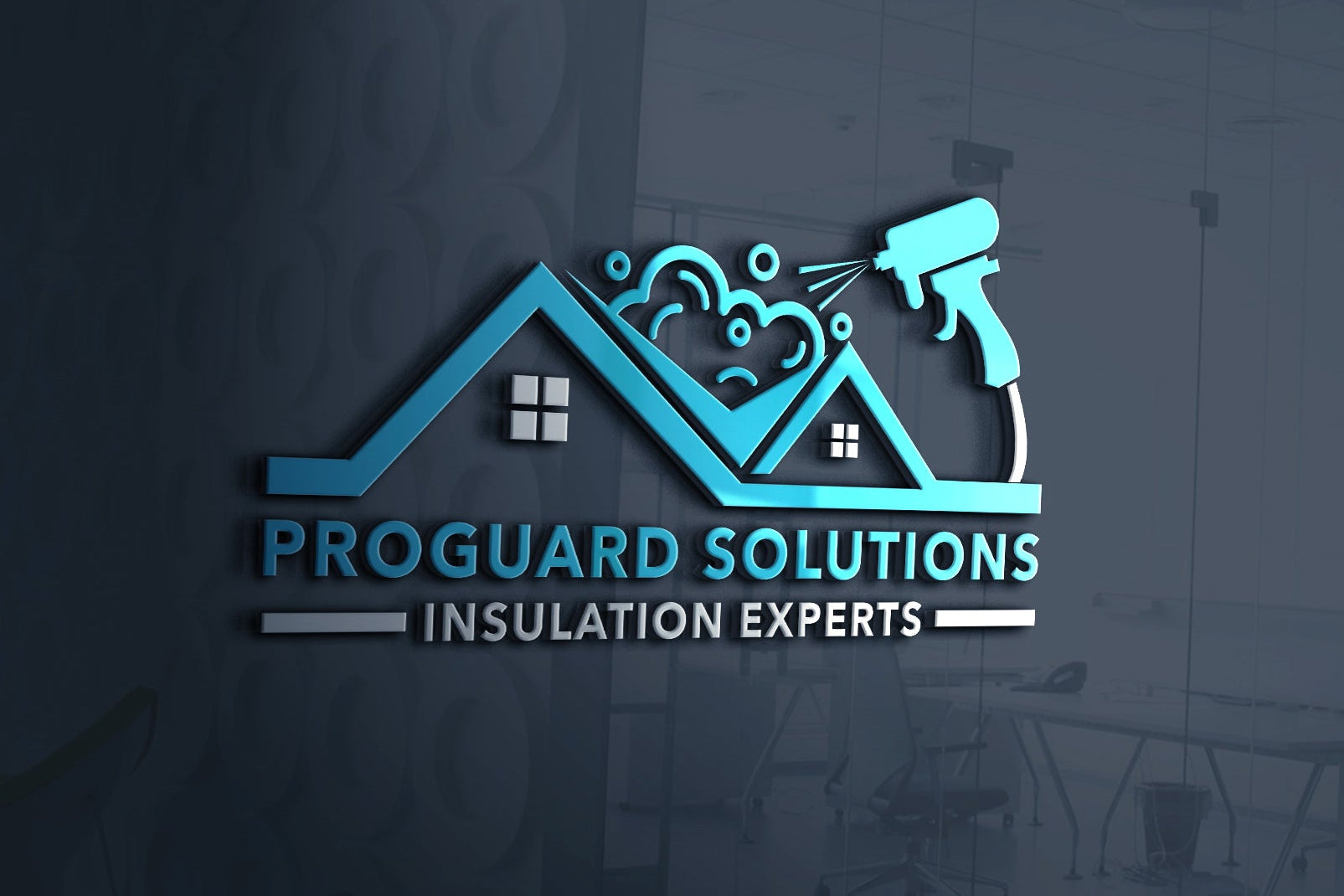Logo Design - Home Insulation Business Logo | Insulation Services Logo | Sealant Logo Design | Insulation Install Logo