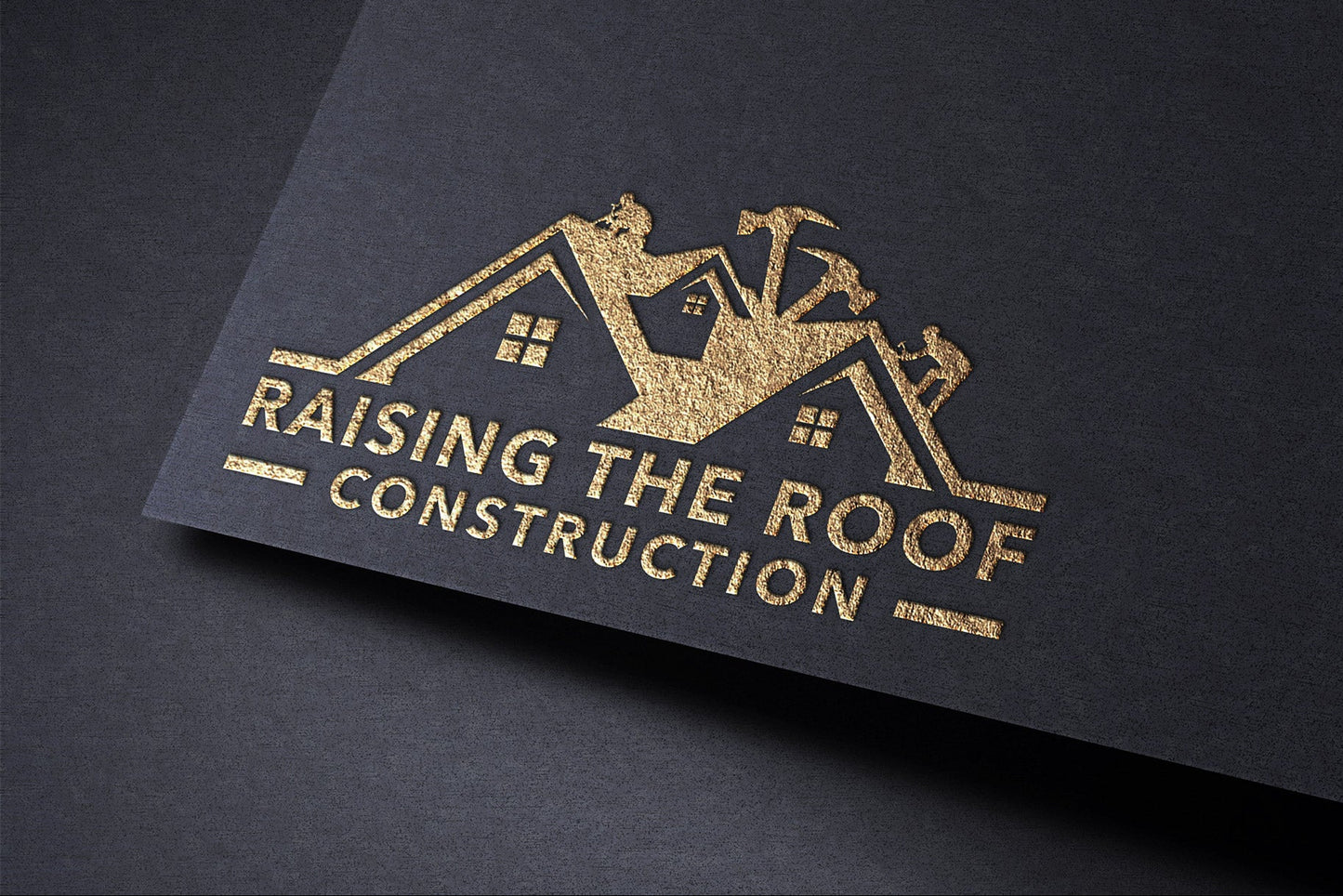 Logo Design - Roofing Business Logo | Construction Logo Design | Roofer Logo | Home Repair Business Logo Design