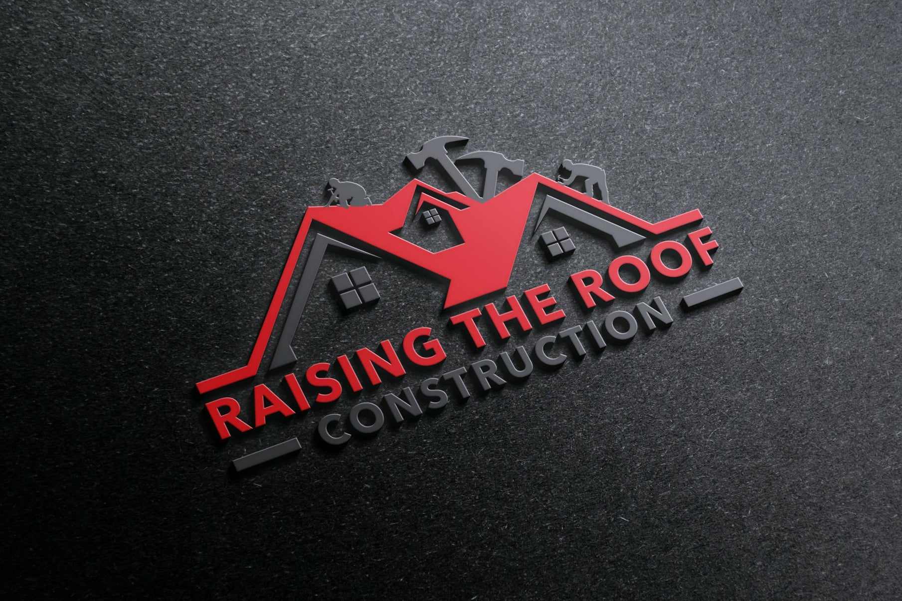 Logo Design - Roofing Business Logo | Construction Logo Design | Roofer Logo | Home Repair Business Logo Design
